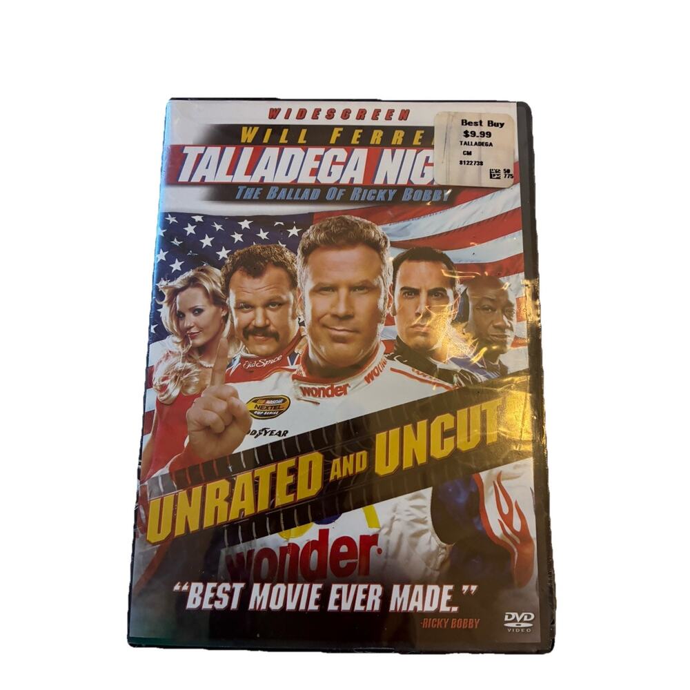 Talladega Nights: The Ballad of Ricky Bobby (DVD, 2006, Full Screen) NEW SEALED